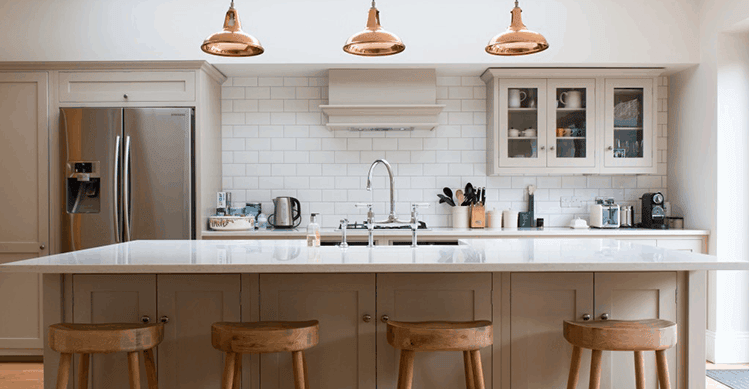 Kitchen that is clean and tidy.